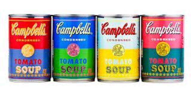 Made campbells soup can image