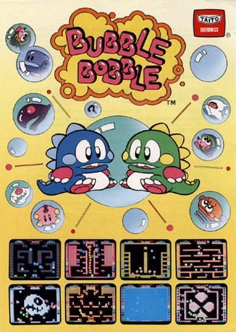 Bubble Bobble is Released.