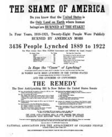 Anti Lynching Bill Passes in House but not the Senate