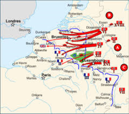 Germany attacks Balgium, Netherlands, and France