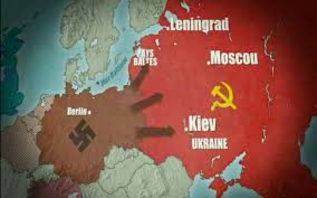 Germans attack Russia