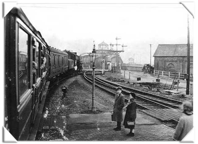 Holden meets Mrs. Murrow on the train