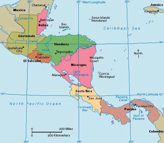 Central American Countries