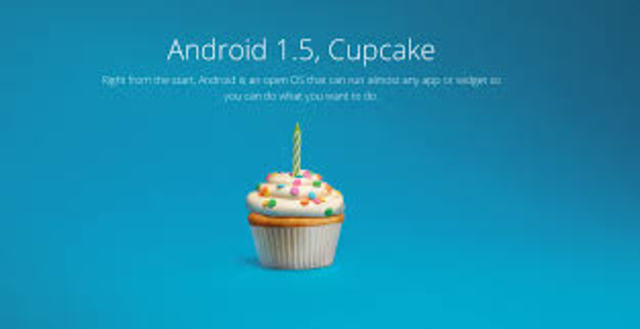 Android 1.5 Cupcake