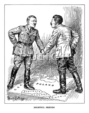 Nazi - Soviet Non - Aggression Pact annouced in Moscow