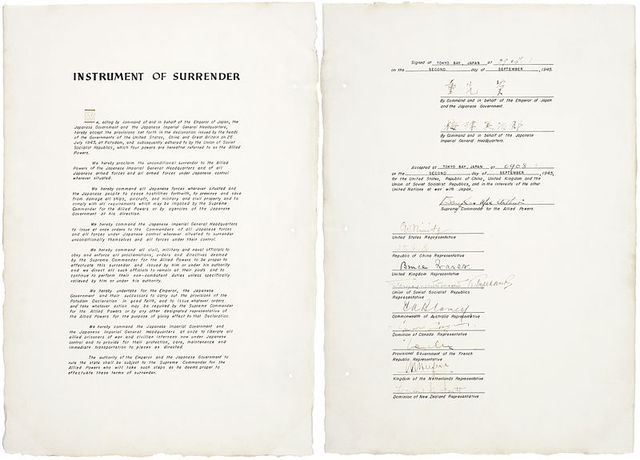 Japanese Instrument of Surrender