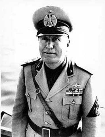 Mussolini takes over