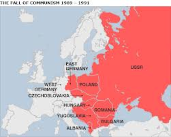 Soviet Union falls