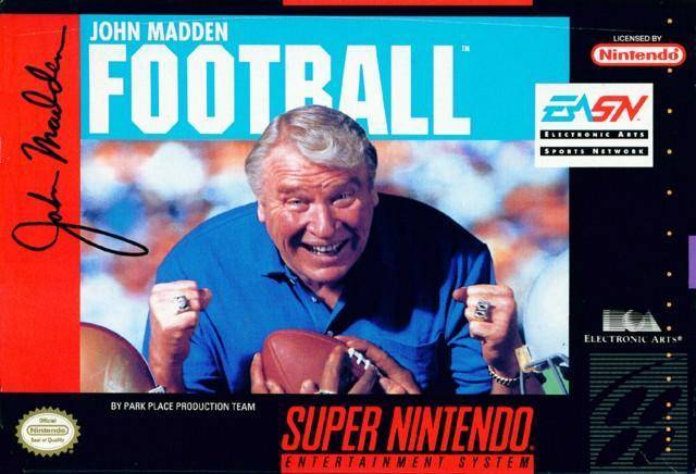 First Madden game on Super Nintendo.