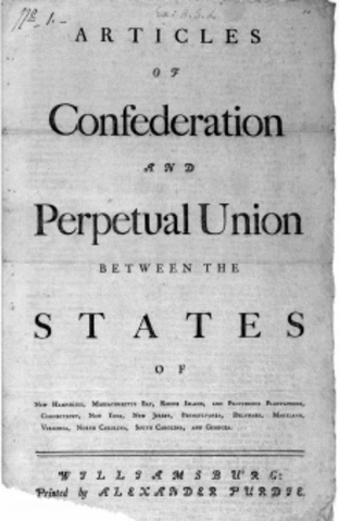 Articles of Confederation Enacted