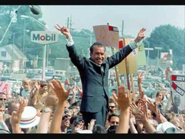 Nixon wins by a landslide!