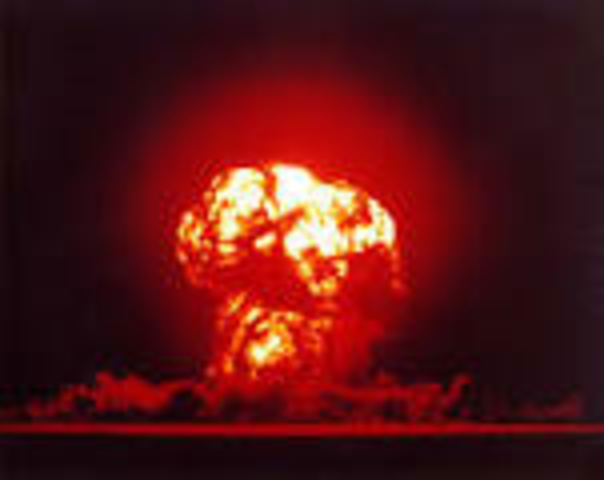 - US performs nuclear test at Nevada Test Site
