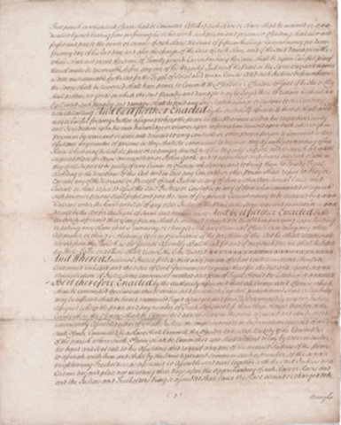British Parlamet enactes Plantation Act of 1740