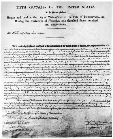 Alien Friends Act of 1798
