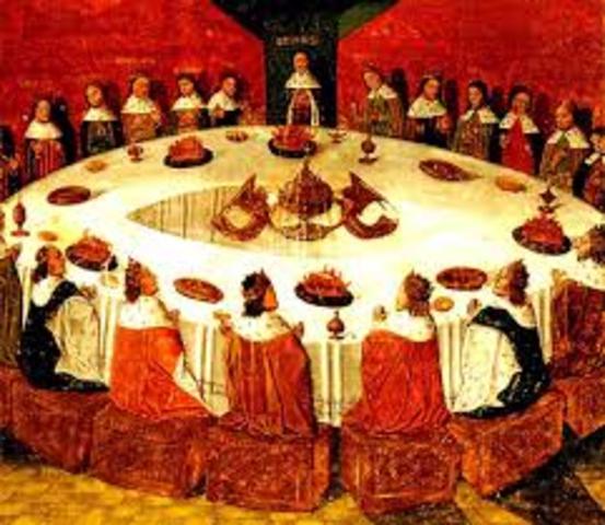 Creation of the Knights of the Round Table