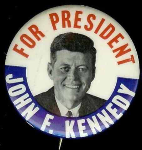 John F. Kennedy elected President of the United States.