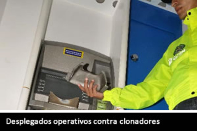 Desplegados operativos contra clonadores