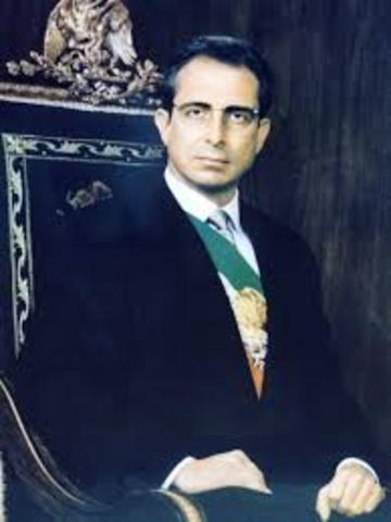 - 30 de Noviembre de 2000. Ernesto Zedillo Ponce de León.
