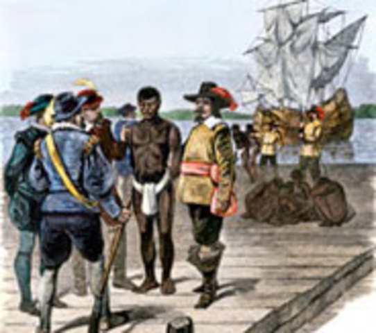 1st African Slaves Brought to North America