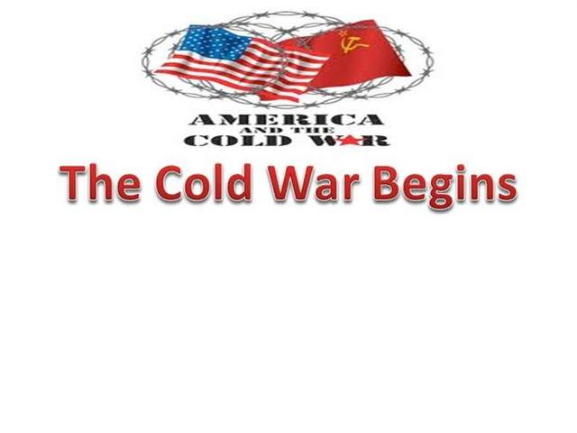 Cold war begins