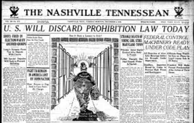 Prohibition Repealed