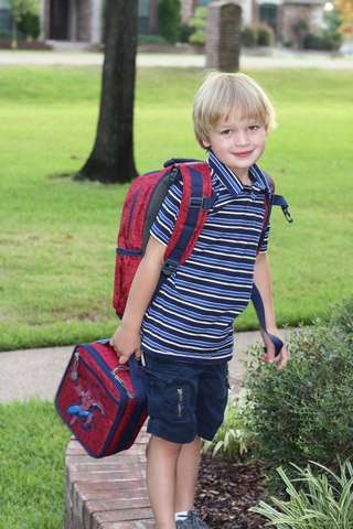 Nic begins kindergarten