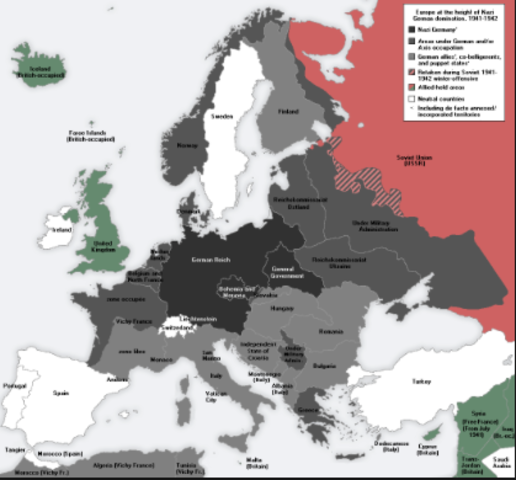 Germany attacks western Europe