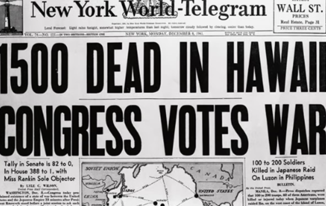 United States Declares War