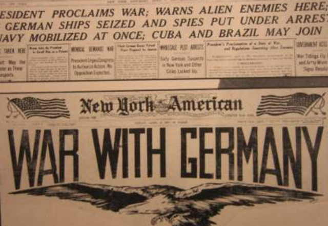 Axis partners declar war on the United States