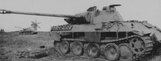 German massive tank attack