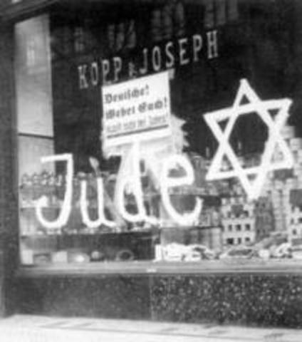 Jewish store boycott