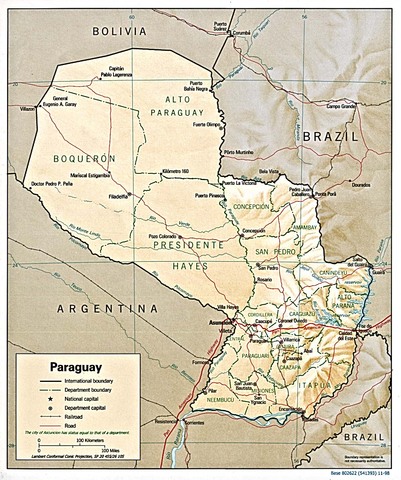 Paraguay gains it's independence
