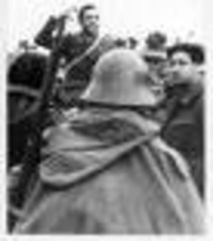 Arenga a las tropas republicanas