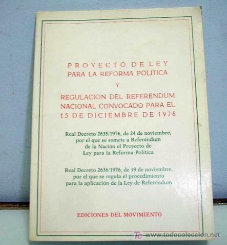 Referéndum sobre la ley de las formas políticas.