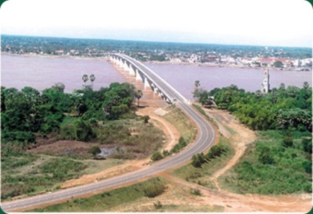 First Bridge Across the Mekong