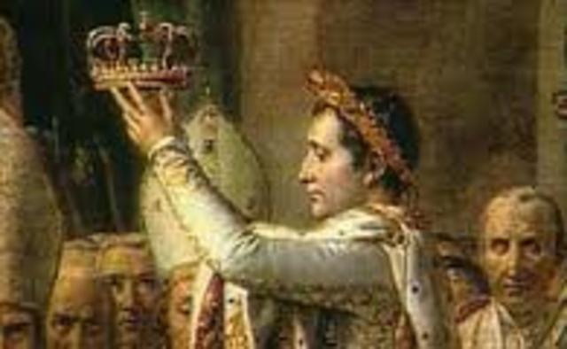 Napoleon crowned himself King of Italy
