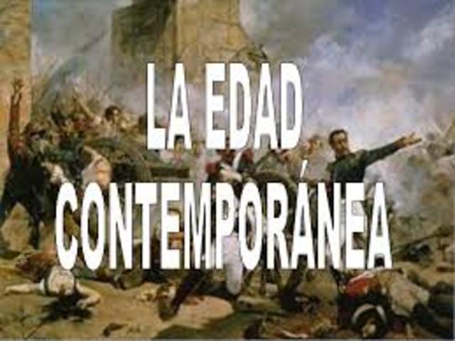 La edad comtemporanea.