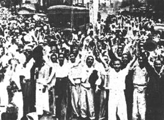 People protested that the South Korean elections were rigged, and police fired at the protesters, killing 127 people.