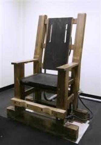 First person executed by the Electric Chair