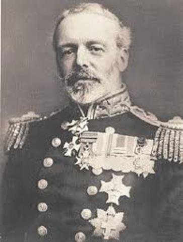 Sir Christopher Cradock is defeated at the Battle of Coronel!