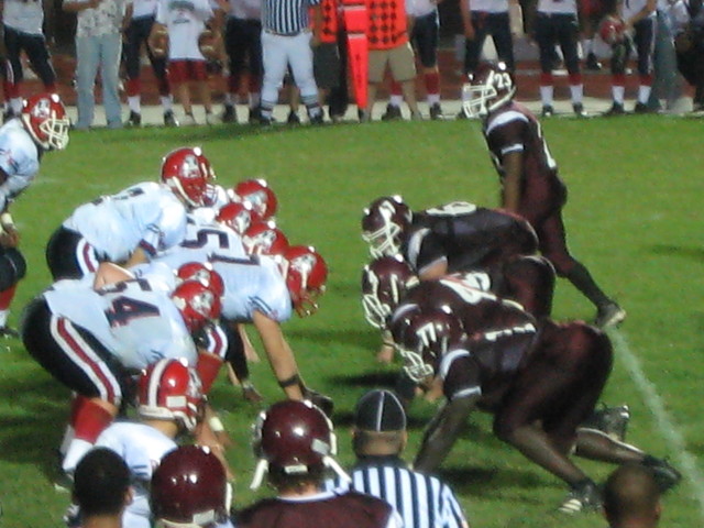 First Varsity football game