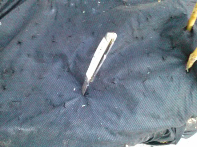 Covering up the dirt and adding ho.es