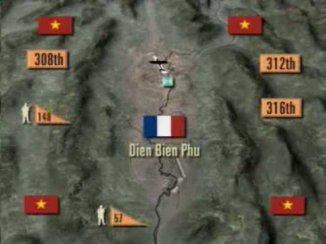 French defeated at Dien Bien Phu