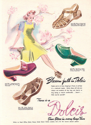 Shoes in the 1940's