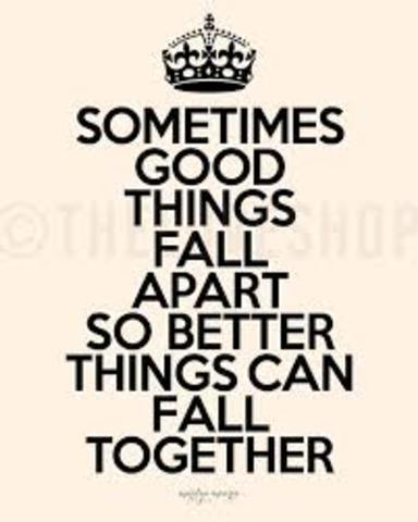 Come together to fall apart