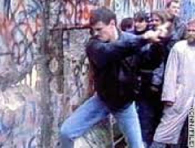 Berlin Wall is Torn Down