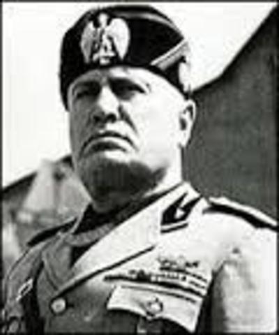 Mussolini takes over