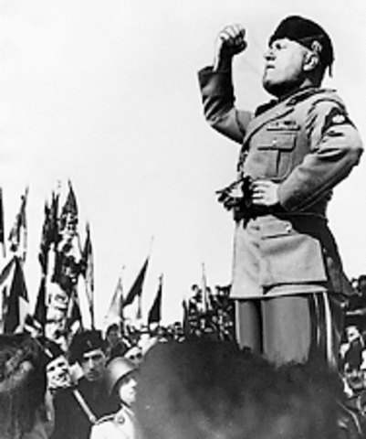 Mussolini takes over