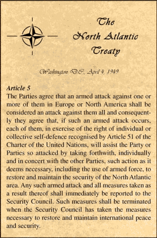 NATO Treaty Ratified
