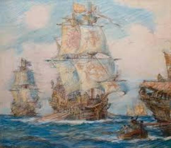 Britain and France began to colonize the Caribbean